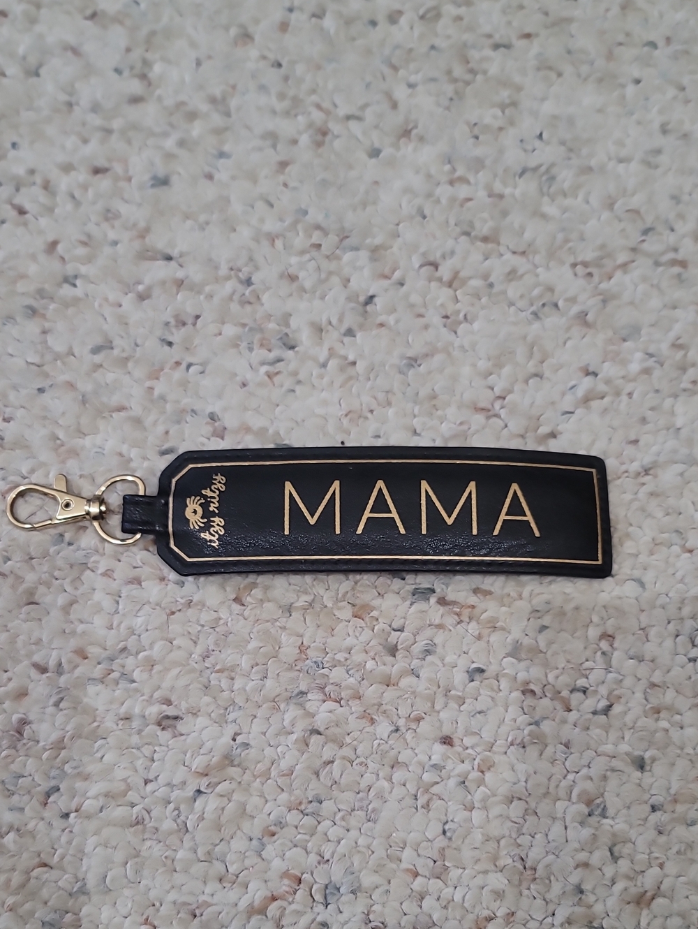 Itzy Ritzy MAMA Black & Gold Keychain - HARD TO FIND